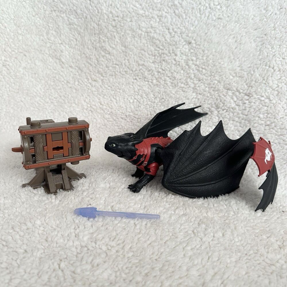 How To Train Your Dragon Blazing Battles Toothless Figure Trial Of Flame Toy